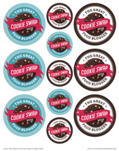 Cookie Swap Printable Stickers Download