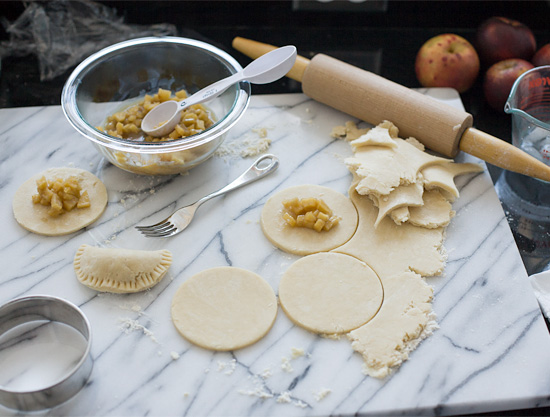 Making Fried Apple Pies with Pie Crust