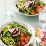 Asian Niçoise Salad with Seared Black Sesame Tuna