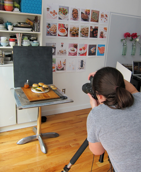 Photographing Burgers for the Cover