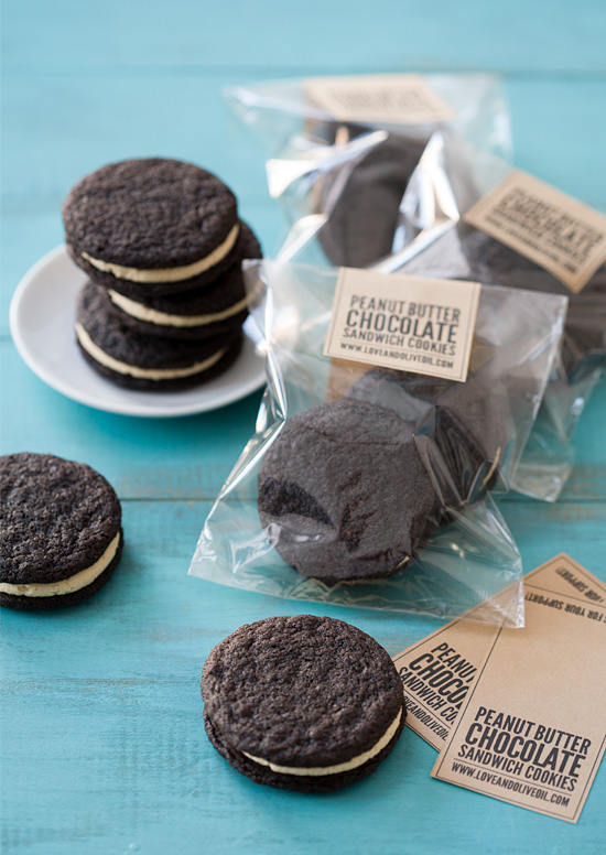 Reese’s Chocolate Peanut Butter Sandwich Cookies Reese’s Chocolate Peanut Butter Sandwich Cookies
