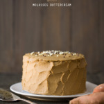 Sweet Potato Cake with Molasses Buttercream