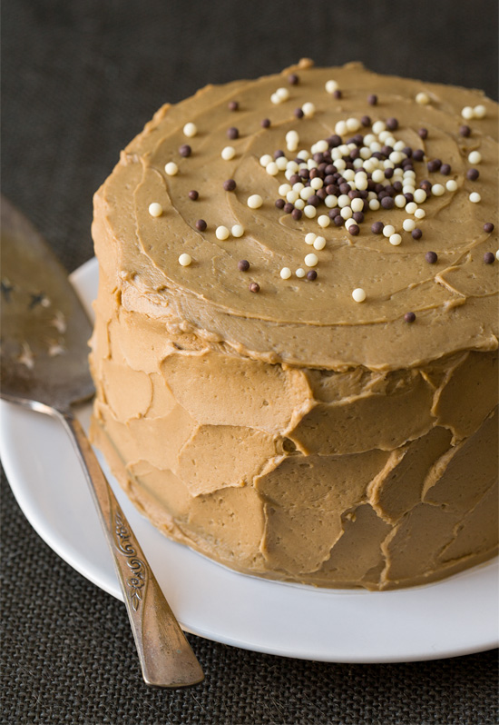 Sweet Potato Cake with Molasses Buttercream