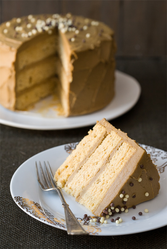 Sweet Potato Cake with Molasses Buttercream