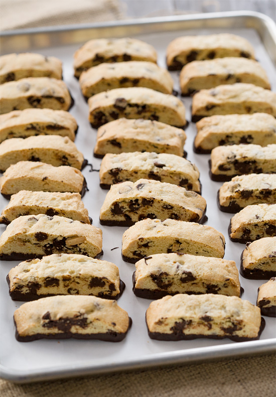 Orange and Dark Chocolate Biscotti