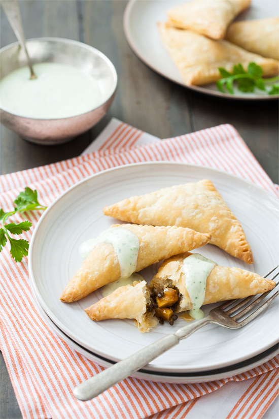 Vegetarian Lentil and Sweet Potato Empanadas