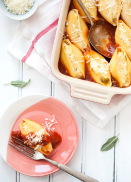 Pumpkin & Ricotta Stuffed Shells