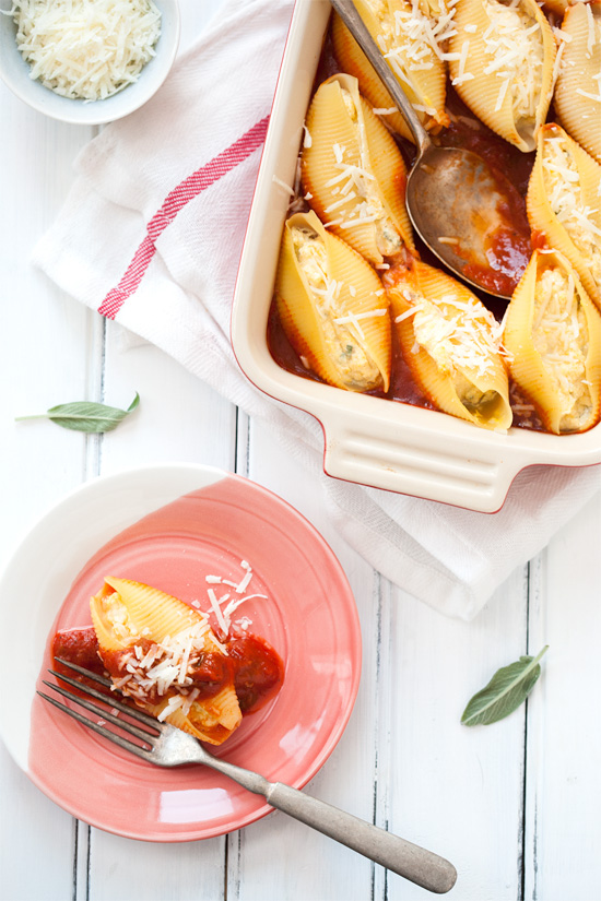 Pumpkin & Ricotta Stuffed Shells