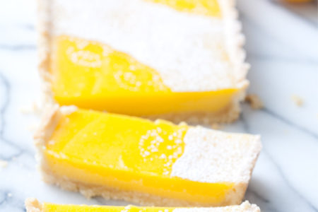 Lemon Macadamia Nut Tart