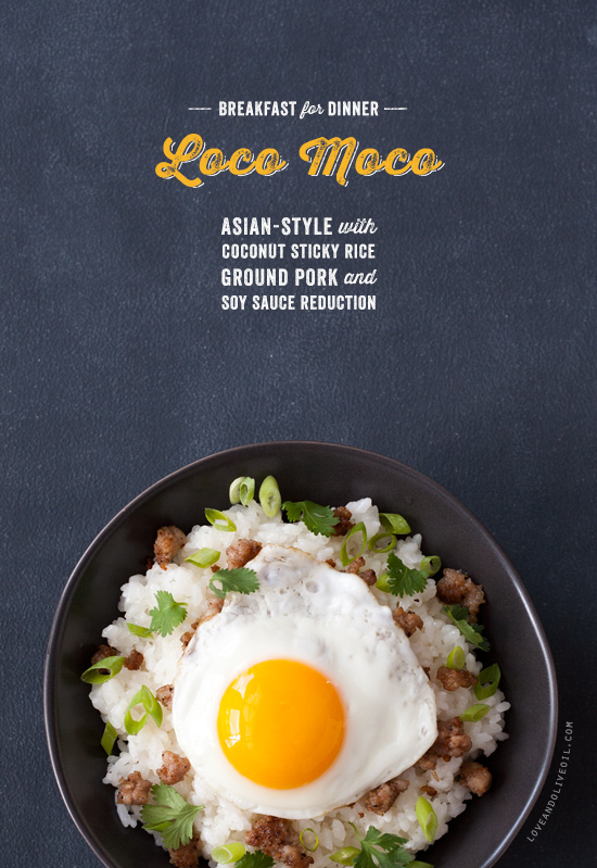 Asian-Style Loco Moco from Breakfast for Dinner