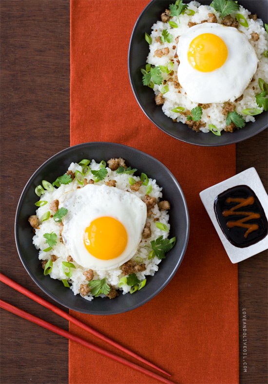 Asian-Style Loco Moco from Breakfast for Dinner