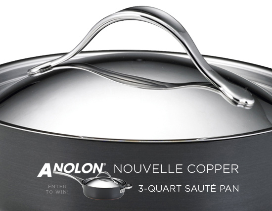 Anolon Nouvelle Copper Saute Pan Giveaway
