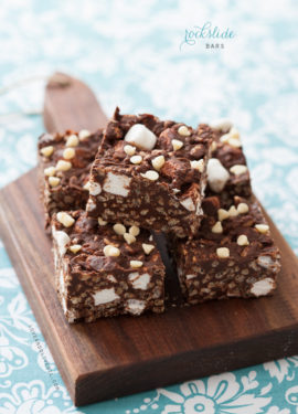 Chocolate Nutella Rockslide Bars