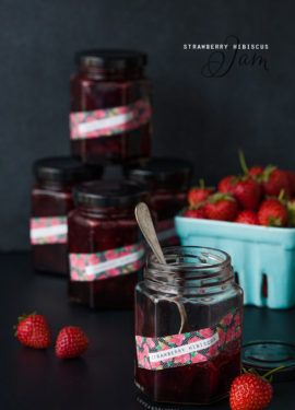 Strawberry Hibiscus Jam