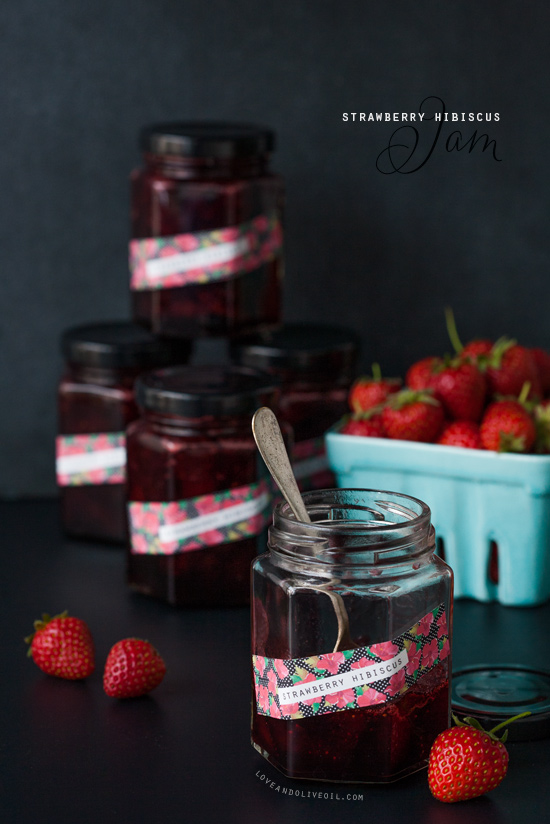 Strawberry Hibiscus Jam