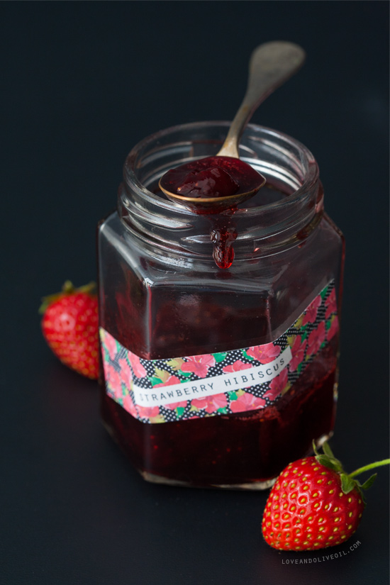 Strawberry Hibiscus Jam