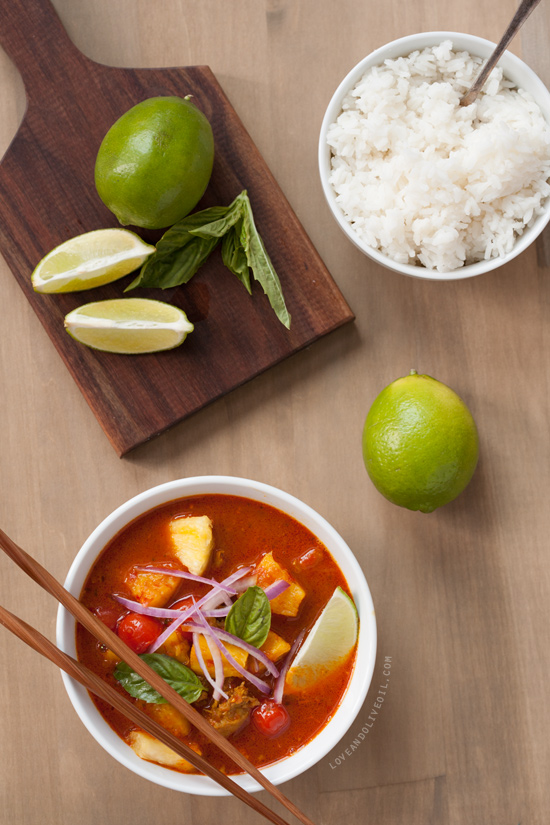 Red Thai Duck Curry