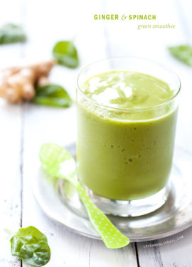 Spinach and Ginger Green Smoothie
