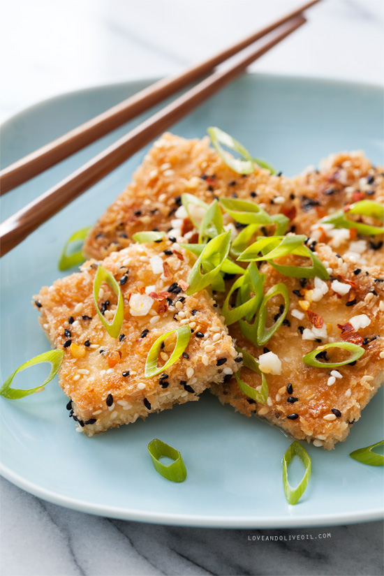 Sesame Crusted Tofu | Love and Olive Oil