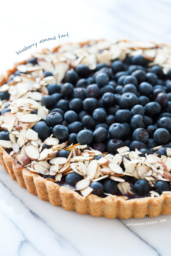 Blueberry Almond Tart