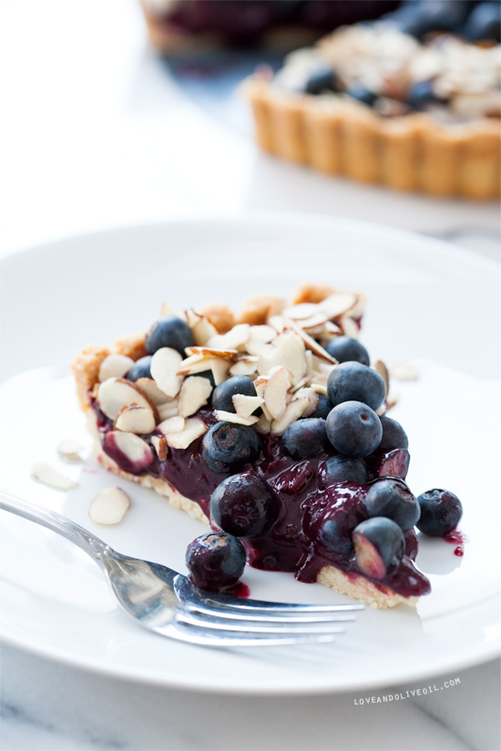 Blueberry Almond Tart