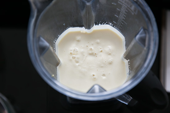 Mmm... soybean milkshake. Making Homemade Tofu