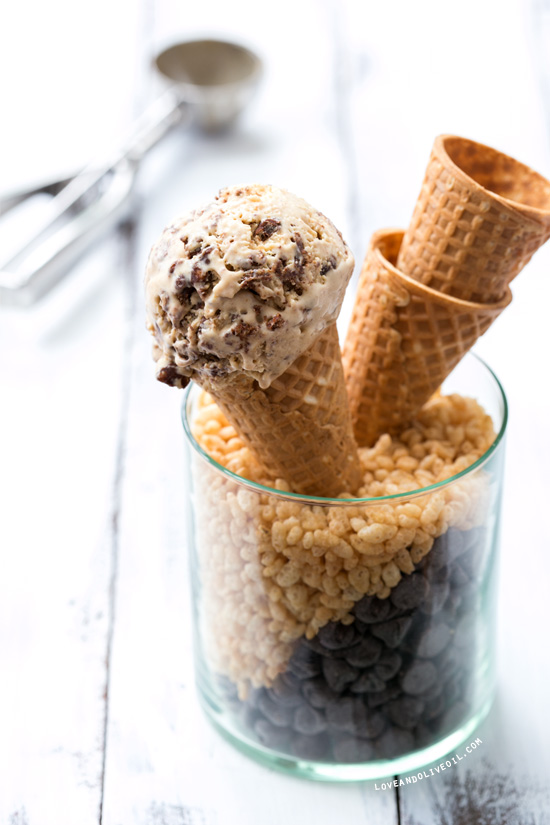 Chocolate Peanut Butter Crunch Ice Cream