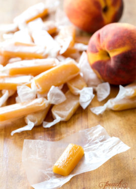 Peach Caramels