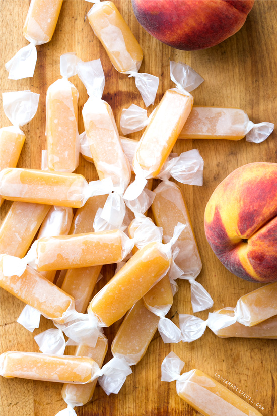 Peach Caramels