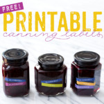 Free Mix 'N Match Printable Canning Labels