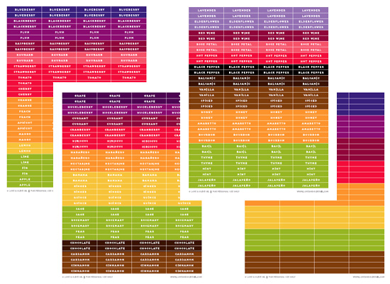 Free Mix 'N Match Printable Canning Labels