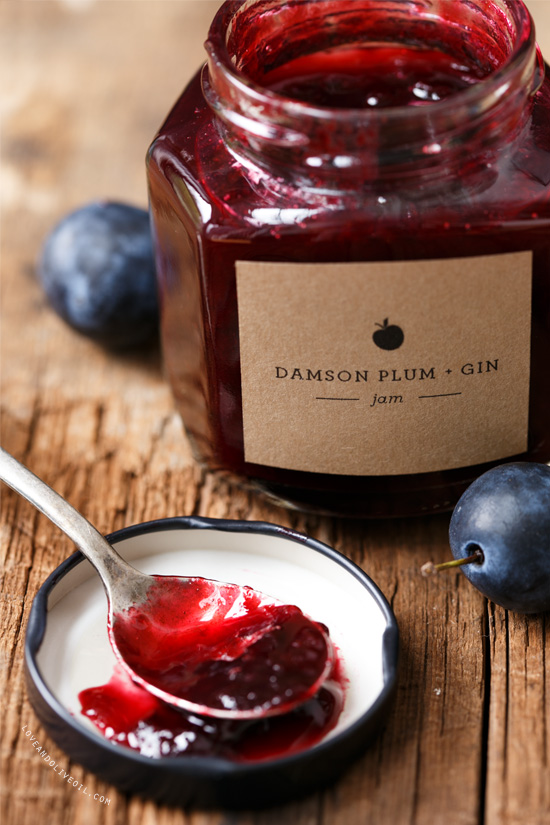 Damson Plum and Gin Jam