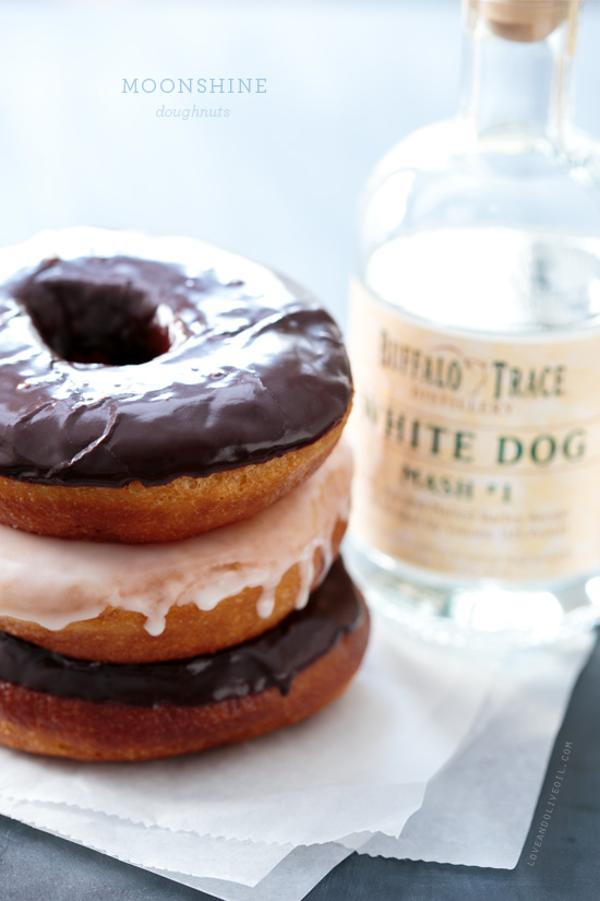 Moonshine-Glazed Doughnuts