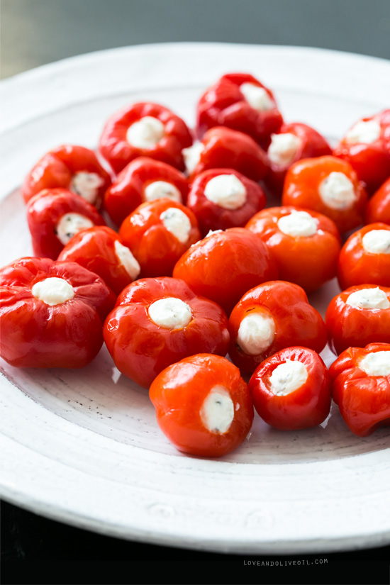 Goat Cheese Stuffed Peppadews