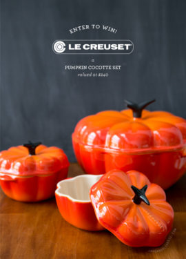 Le Creuset Pumpkin Cocotte Giveaway