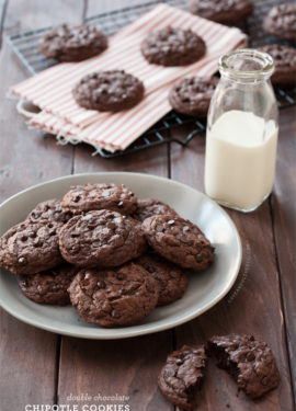 Double Chocolate Chipotle Cookies