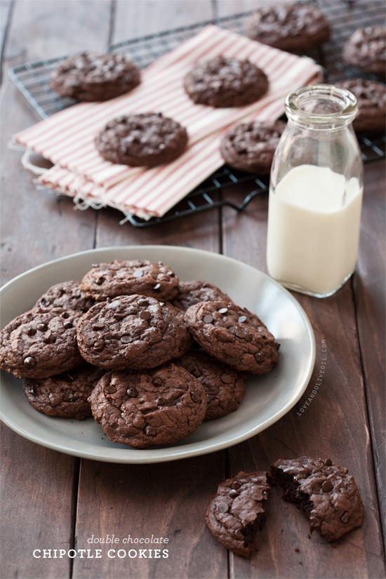 Double Chocolate Chipotle Cookies