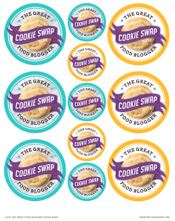 Cookie Swap 2013 Printable Stickers