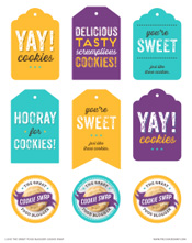 Cookie Swap 2013 Printable Gift Tags