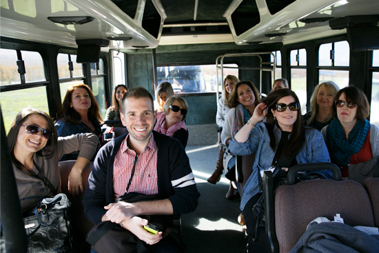 Bus Full of Bloggers