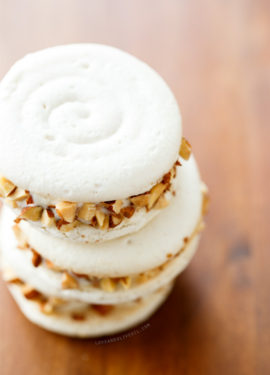 Almond Macaron Ice Cream Sandwiches