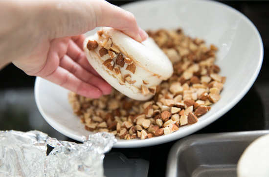 Almond Macaron Ice Cream Sandwiches