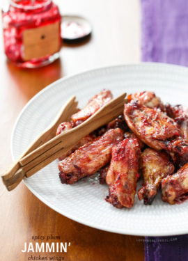 Jammin' Spicy Plum Chicken Wings