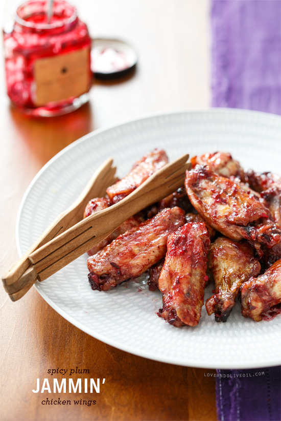 Jammin' Spicy Plum Chicken Wings