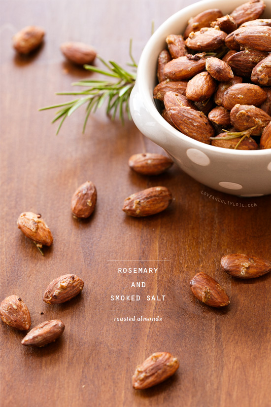 Rosemary and Smoked Salt Roasted Almonds