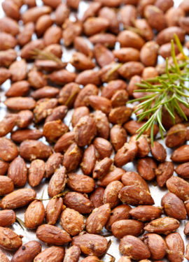 Rosemary and Smoked Salt Roasted Almonds