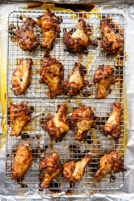 Sweet Tea-Brined Baked Hot Chicken Wings