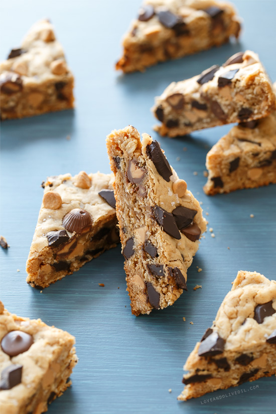 Oatmeal Peanut Butter Cookie Bars