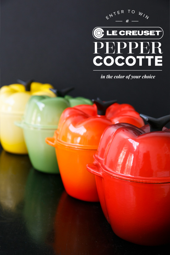 Le Creuset® Pepper Cocotte GIVEAWAY