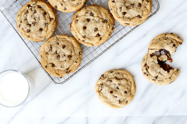 Gooey Stuffed Peanut Butter Cup Chocolate Chip Cookie Recipe